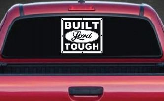 Built Lord Tough Christian Car or Truck Window Decal Sticker