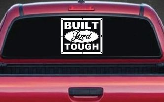 Built Lord Tough Christian Car or Truck Window Decal Sticker