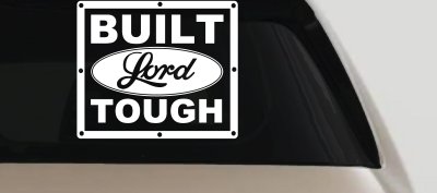 Built Lord Tough Christian Car or Truck Window Vinyl Decal Sticker