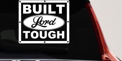 Built Lord Tough Christian Car or Truck Window Vinyl Decal Sticker