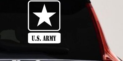 US ARMY LOGO Military Car or Truck Window Vinyl Decal Sticker