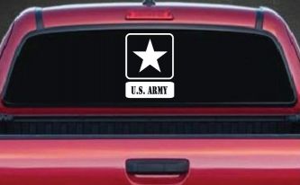 US ARMY LOGO Military Car or Truck Window Decal Sticker