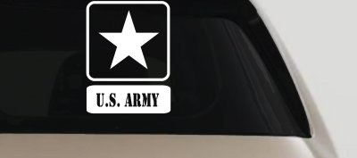 US ARMY LOGO Military Car or Truck Window Vinyl Decal Sticker