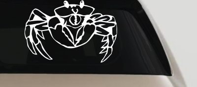 Crab Car or Truck Window Vinyl Decal Sticker