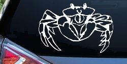 Crab Car or Truck Window Decal Sticker