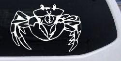 Crab Car or Truck Window Decal Sticker