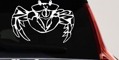 Crab Car or Truck Window Vinyl Decal Sticker