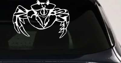 Crab Car or Truck Window Vinyl Decal Sticker