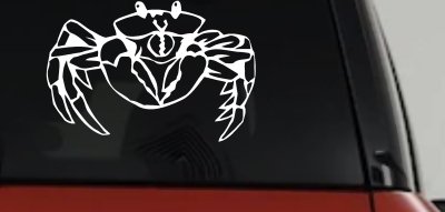 Crab Car or Truck Window Vinyl Decal Sticker
