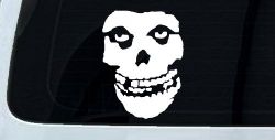 Crimson Ghost Skull Car or Truck Window Decal Sticker
