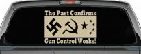 Gun Control Works Anti Gun Control 2nd Amendment Car or Truck Window Vinyl Decal Sticker (Desert Sand)