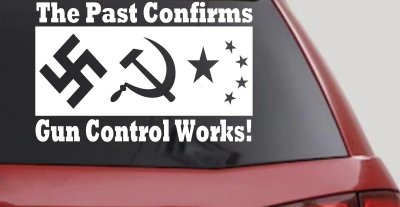 Gun Control Works Anti Gun Control 2nd Amendment Car or Truck Window Vinyl Decal Sticker