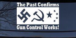 Gun Control Works Anti Gun Control 2nd Amendment Car or Truck Window Decal Sticker