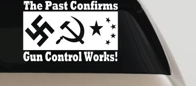 Gun Control Works Anti Gun Control 2nd Amendment Car or Truck Window Vinyl Decal Sticker