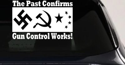 Gun Control Works Anti Gun Control 2nd Amendment Car or Truck Window Vinyl Decal Sticker