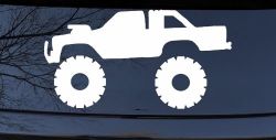 Monster Truck Off Road Car or Truck Window Decal Sticker