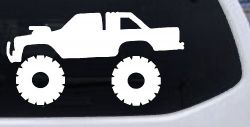 Monster Truck Off Road Car or Truck Window Decal Sticker