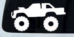 Monster Truck Off Road Car or Truck Window Decal Sticker