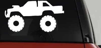 Monster Truck Off Road Car or Truck Window Vinyl Decal Sticker