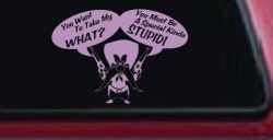 Yosemite Sam Anti Gun Control You want to Take My What Funny Car or Truck Window Vinyl Decal Sticker (Lilac)