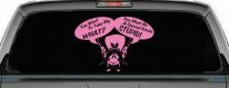 Yosemite Sam Anti Gun Control You want to Take My What Funny Car or Truck Window Vinyl Decal Sticker (Pink)