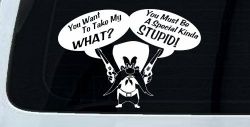Yosemite Sam Anti Gun Control You want to Take My What Funny Car or Truck Window Vinyl Decal Sticker