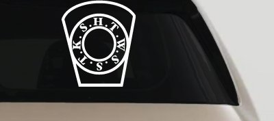 Royal Arch Mason HTWSSTKS keystone Car or Truck Window Vinyl Decal Sticker