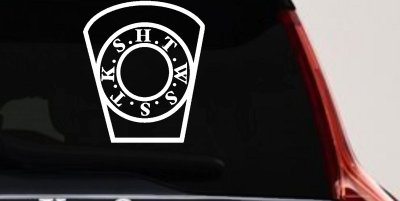 Royal Arch Mason HTWSSTKS keystone Car or Truck Window Vinyl Decal Sticker