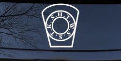 Royal Arch Mason HTWSSTKS keystone Car or Truck Window Decal Sticker