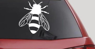 Honey Bee Car or Truck Window Vinyl Decal Sticker