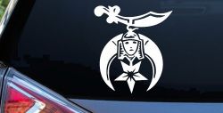 Shriner Logo Car or Truck Window Decal Sticker