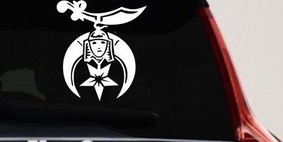 Shriner Logo Car or Truck Window Vinyl Decal Sticker