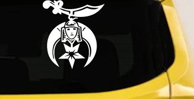 Shriner Logo Car or Truck Window Vinyl Decal Sticker
