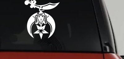 Shriner Logo Car or Truck Window Vinyl Decal Sticker