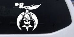 Shriner Logo Car or Truck Window Decal Sticker