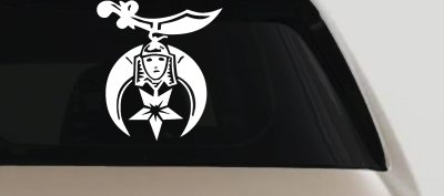 Shriner Logo Car or Truck Window Vinyl Decal Sticker