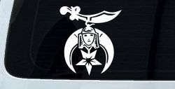 Shriner Logo Car or Truck Window Decal Sticker
