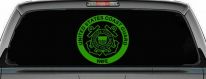 United States Coast Guard Wife Military Car or Truck Window Vinyl Decal Sticker (Lime)