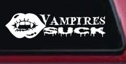 Funny Vampires Suck Car or Truck Window Decal Sticker