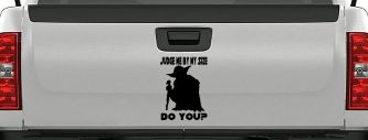 Yoda Judge Me By My Size Do You Funny Car or Truck Window Vinyl Decal Sticker (Black)