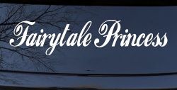 Fairytale Princess Car or Truck Window Decal Sticker