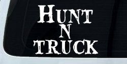 Hunt N Truck Hunting Car or Truck Window Decal Sticker