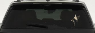 Hummingbird Car or Truck Window Decal Sticker (Desert Sand)
