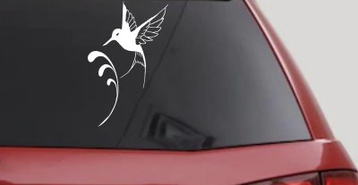 Hummingbird Car or Truck Window Vinyl Decal Sticker