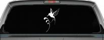 Hummingbird Car or Truck Window Decal Sticker