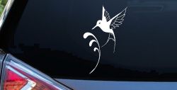 Hummingbird Car or Truck Window Decal Sticker