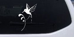 Hummingbird Car or Truck Window Decal Sticker
