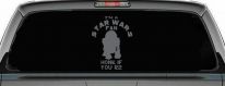 I'm a Star Wars Fan Honk If You R2 Sci Fi Car or Truck Window Decal Sticker (Silver)