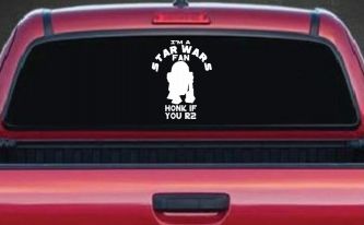 Honk If You R2 Sci Fi Car or Truck Window Decal Sticker