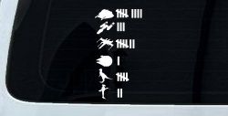 Star Wars Keeping Count Rebel Sci Fi Car or Truck Window Decal Sticker